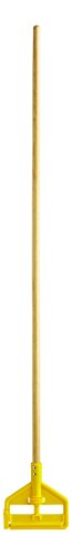 rubbermaid 60-inch wood wet mop handle heavy-duty for professional use