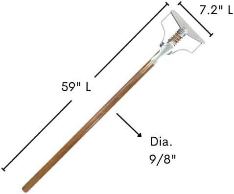 Durable 59 Mop Spring Handle Industrial Grade Multi-Purpose