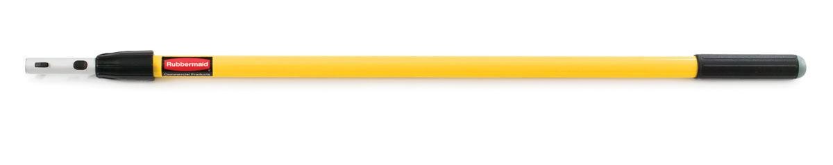 Rubbermaid Pro-Master Quick-Connect Handle - Heavy Duty Aluminum Handle - Yellow