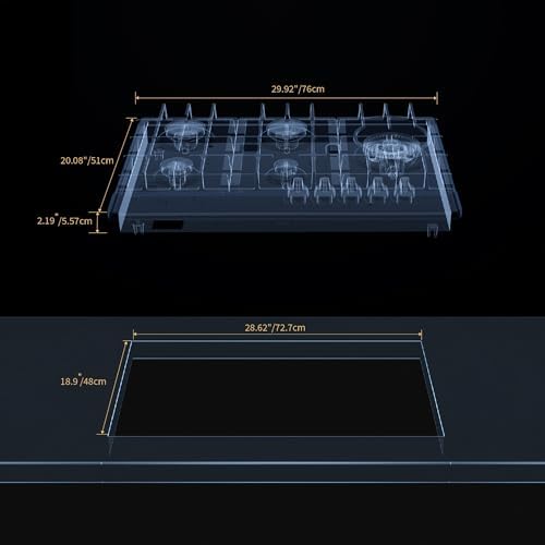 Empava 30-inch Gas Cooktop