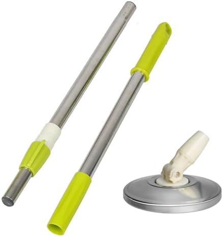49-inch 360 Degree Rotating Telescopic Spin Mop Handle - Space Saving Durable