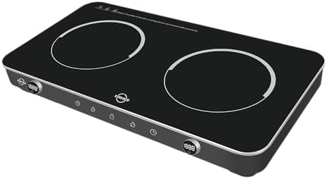 1800W Dual-Function Electric Cooktop for Camping Everyday Use