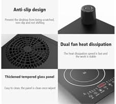 26 110V Electric Cooktop with Touch Control