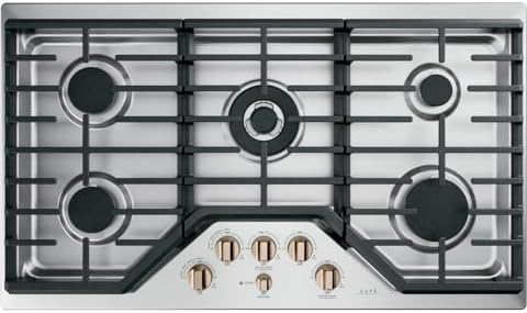 GE 36-inch Gas Cooktop - Built-in Energy-Efficient Easy to Maintain