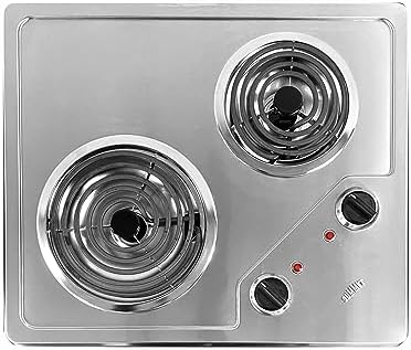 Summit 21 2-Burner Electric Cooktop