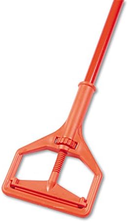 Impact Janitor Style Screw Clamp Mop Handle Safety Orange
