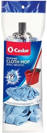 O-Cedar Microfiber Cloth Mop Refill Blue 600-Use