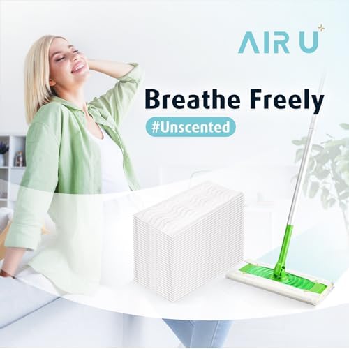 AIR U Wet Mopping Wipes 30 Count