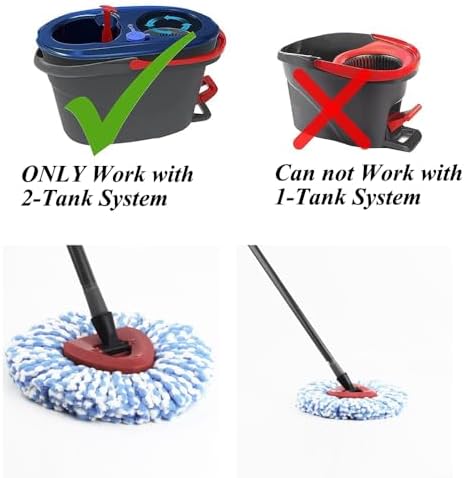 Versatile Scrub Brush for Ocedar 2 Tank System