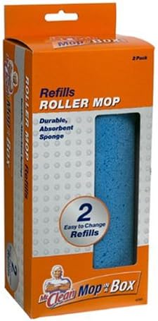 Mr Clean 4765 Mop-in-a-Box Roller Mop Refill 2-Pack