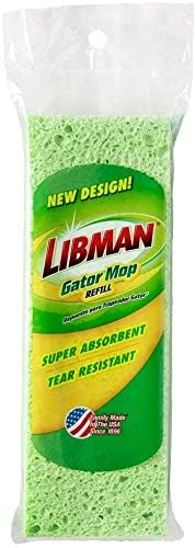 Libman 03021 Gator Mop Refill Pack of 6