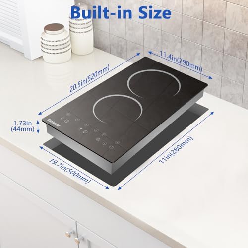 Easy Setup 2-Burner 110V Electric Cooktop