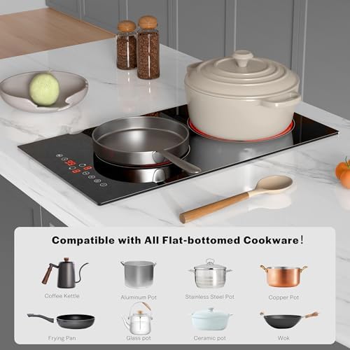 Empava 2-Burner Built-In Cooktop 3000W Black