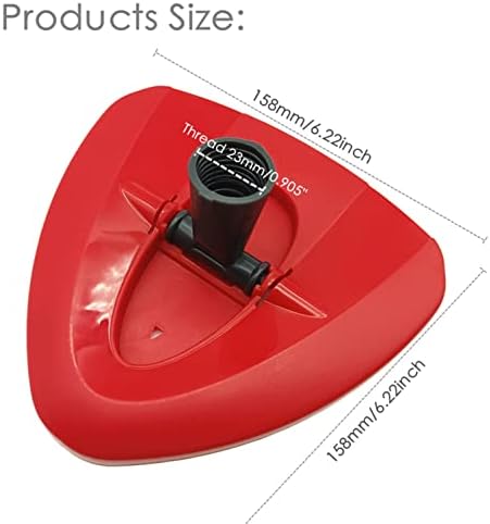 Spin Mop Replacement Base - Rotating Triangle Mop Head Cover
