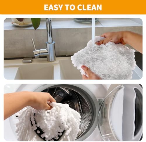Microfiber Mop Heads for YZJAJZY 1 Tank Spin Mop