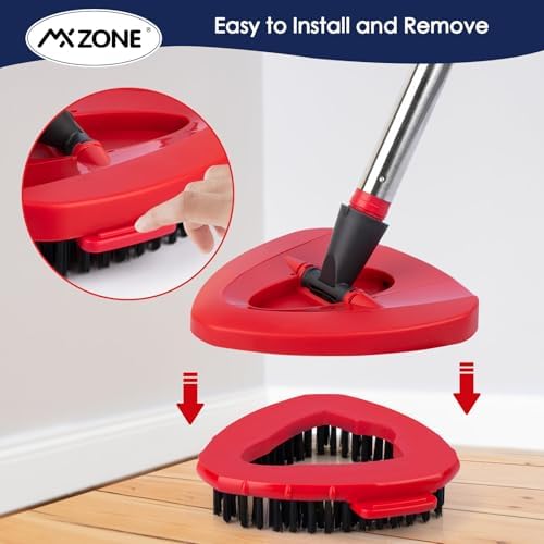 MXZONE Enhanced Scrubber Mop Head for Easy Tile Surface Cleaning