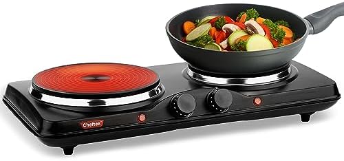Cheftek Electric Double Burner 1700W