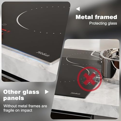 Modern Black 30 Electric Cooktop 8400W