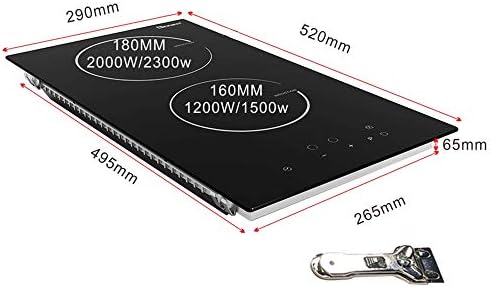 Ultimate Intelligence Cooktop 2-Burner 3500W Induction Easy to Use Durable Design