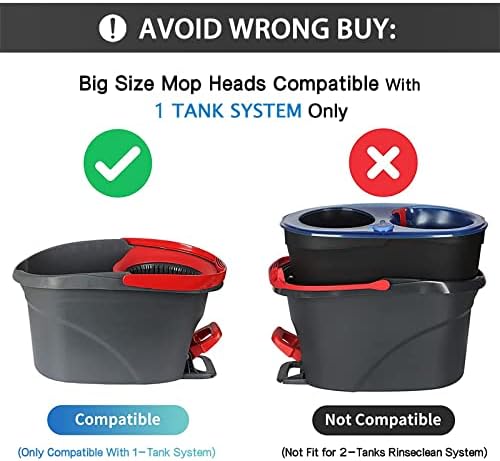 Tidy Monster 6-Inch Mop Replacement Base