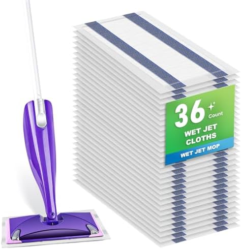 36-Pack Mop Pad Refill for Swiffer Wet Jet Spray Mop
