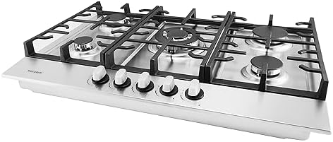 30 inch built-in gas stove top for modern kitchen