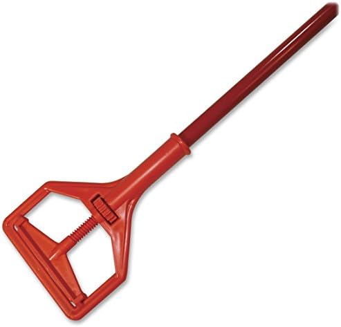 Impact Janitor Style Screw Clamp Mop Handle Safety Orange