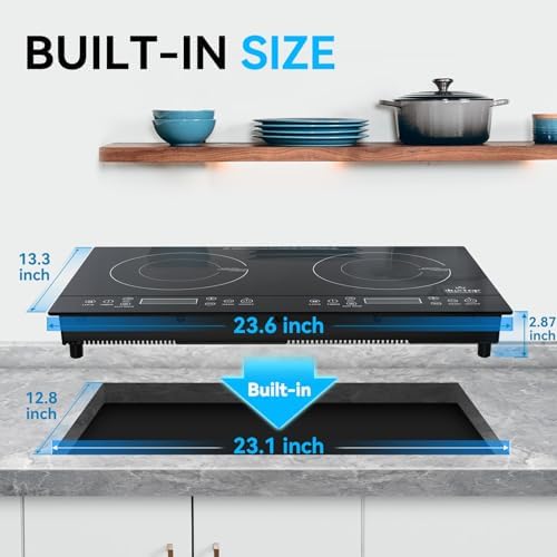 Duxtop LCD 1800W induction cooktop - portable and powerful