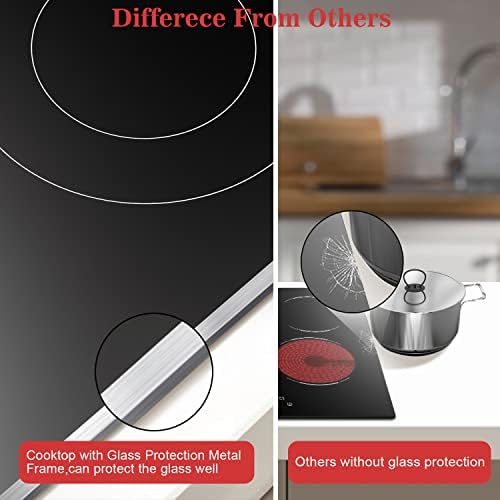 Secure 30-inch Electric Cooktop Built-In Safety
