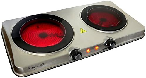 Sturdy Dual Burner Electric Stove Compact Powerful