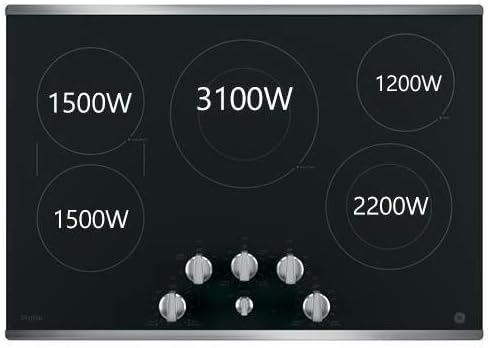 GEs Next-Generation 30-Inch Electric Cooktop With 5 Radiant Burners Black