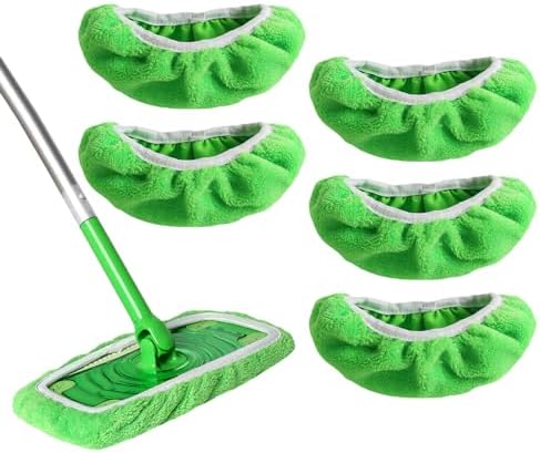 Reusable Chenille Mop Pads for Swiffer Sweeper 10-Piece Set