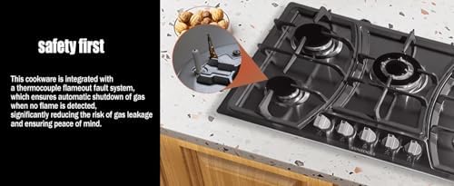 Sturdy 30-Inch Gas Cooktop
