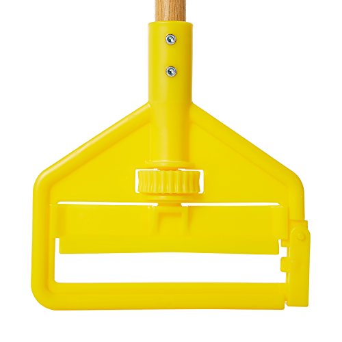 rubbermaid 60-inch wood wet mop handle heavy-duty for professional use