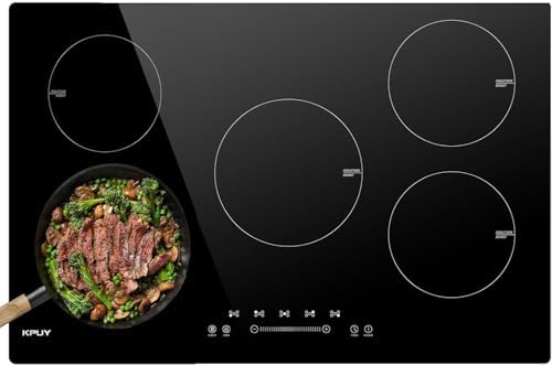KPUY 5-Burner Electric Induction Cooktop with Timer
