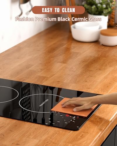 Empava Electric Stove Induction Cooktop Vertical 2 Burners