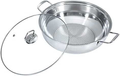 Rosewill 1800W Induction Cooktop 10-inch apt Stainless Steel Talking Monitoring Cooktop