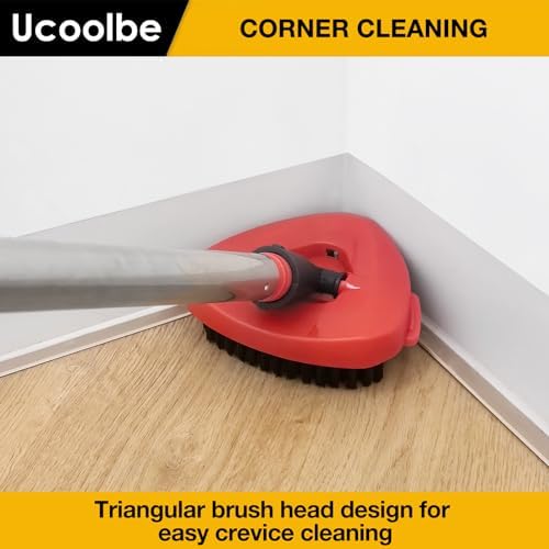 Durable scrub brush for O-Cedar Spin Mop