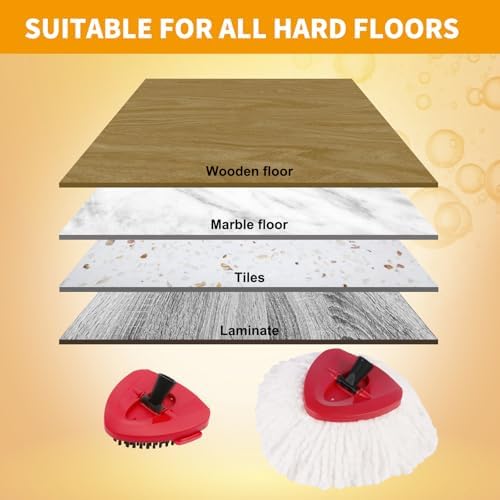 Microfiber Mop Heads for YZJAJZY 1 Tank Spin Mop