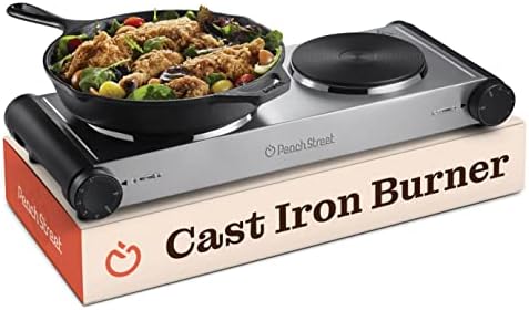 Powerful Electric Double Stovetop for Kitchen Use