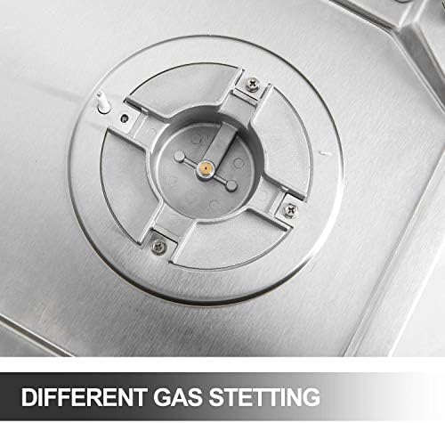 22-inch 4-Burner Built-In Gas Cooktop with NGLPG Conversion