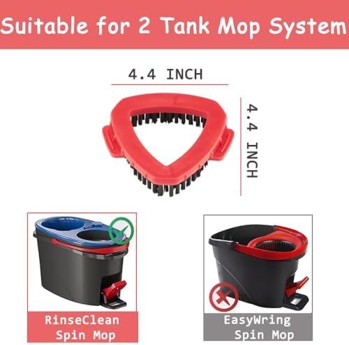 Premium Stiff Bristle Scrub Brush for O Cedar 2-Tank Mop System