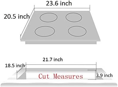 24-inch Gas Cooktop with 4 High-Power Burners Converts LPGLNG Tempered Glass