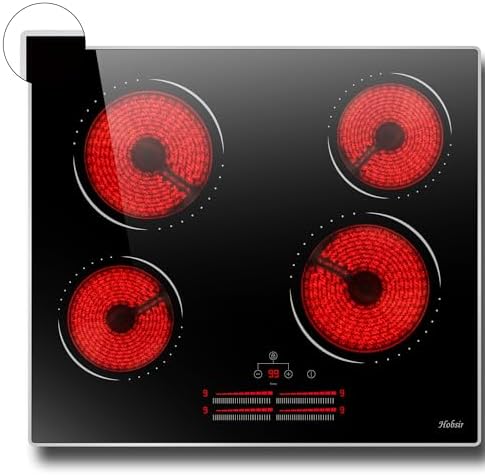 Fast-Burner Electric Cooktop with Timer Function