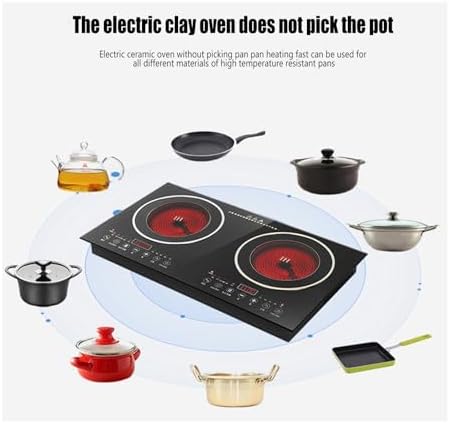 26 110V Electric Cooktop with Touch Control