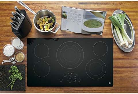 GE 36-Inch Smooth Top Electric Cooktop 5-Burner Touch Control Surface