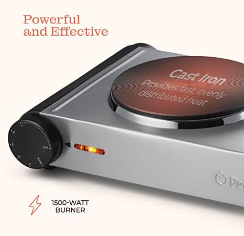 Powerful Electric Double Stovetop for Kitchen Use
