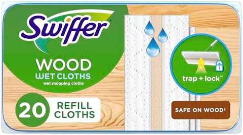 Swiffer Sweeper Wet Wood Floor Mopping Cloths 20 Count
