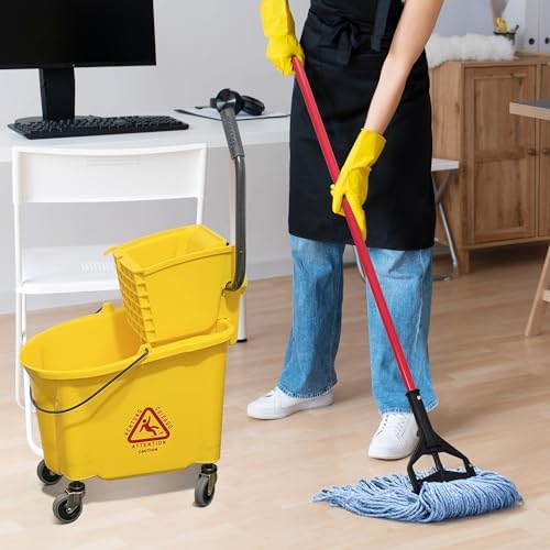 High-Quality Mop Head for Commercial Use Blue Cotton Loop