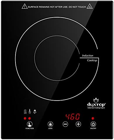 Duxtop Touch-Induction Cooktop Easy Cooking 1800W